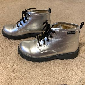 Little girls Naturino boots size 11. Gently worn. Leather upper. High end brand